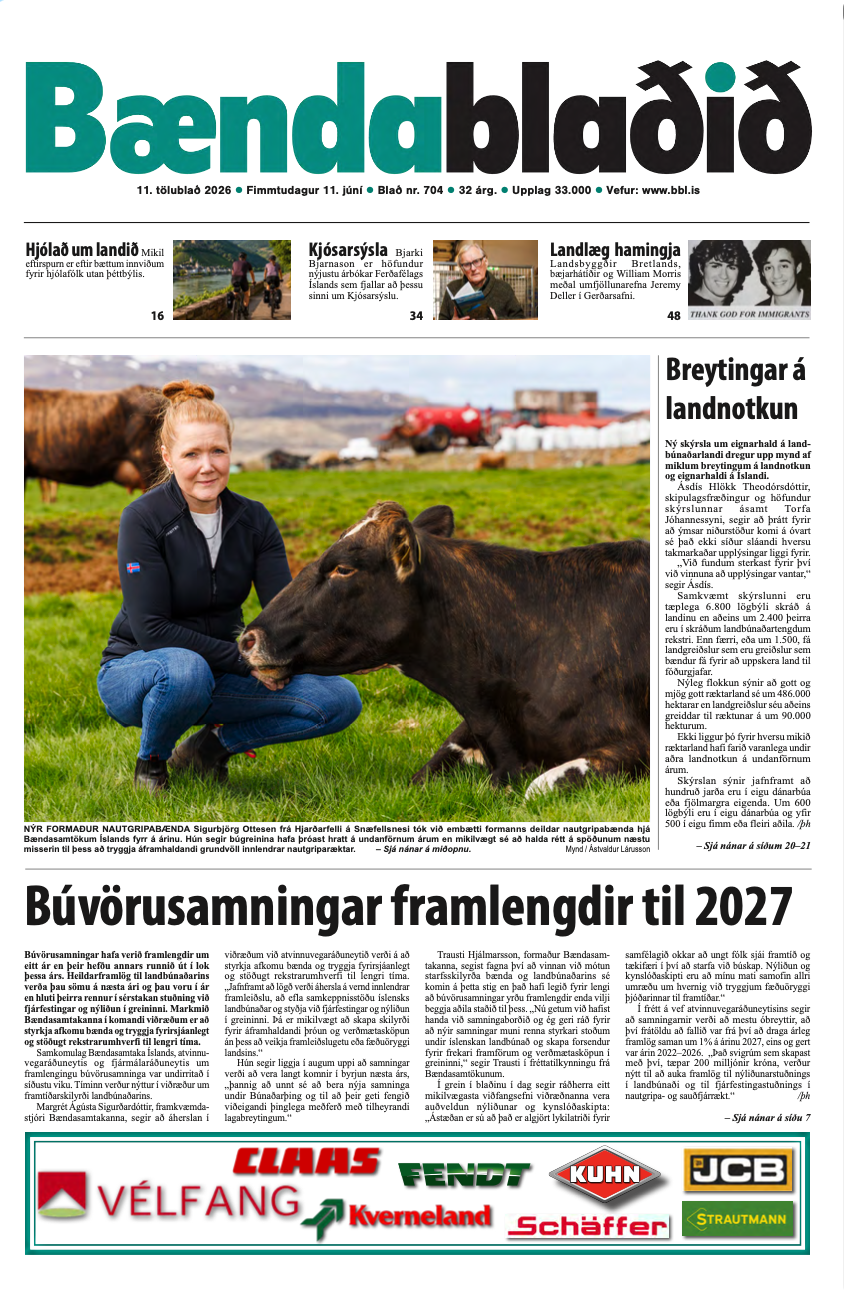 Bændablaðið 11. tbl. 2026. árg.