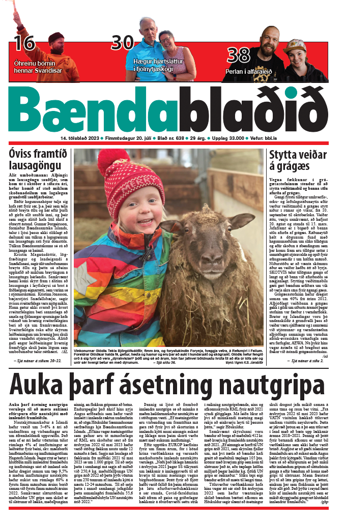 Bændablaðið 14. tbl. 2023. árg.