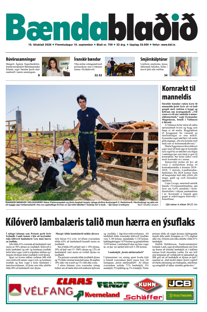 Bændablaðið 16. tbl. 2026. árg.