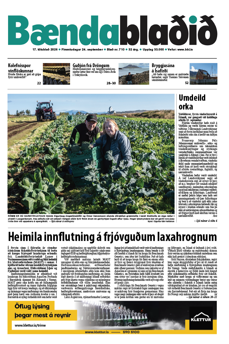 Bændablaðið 17. tbl. 2026. árg.