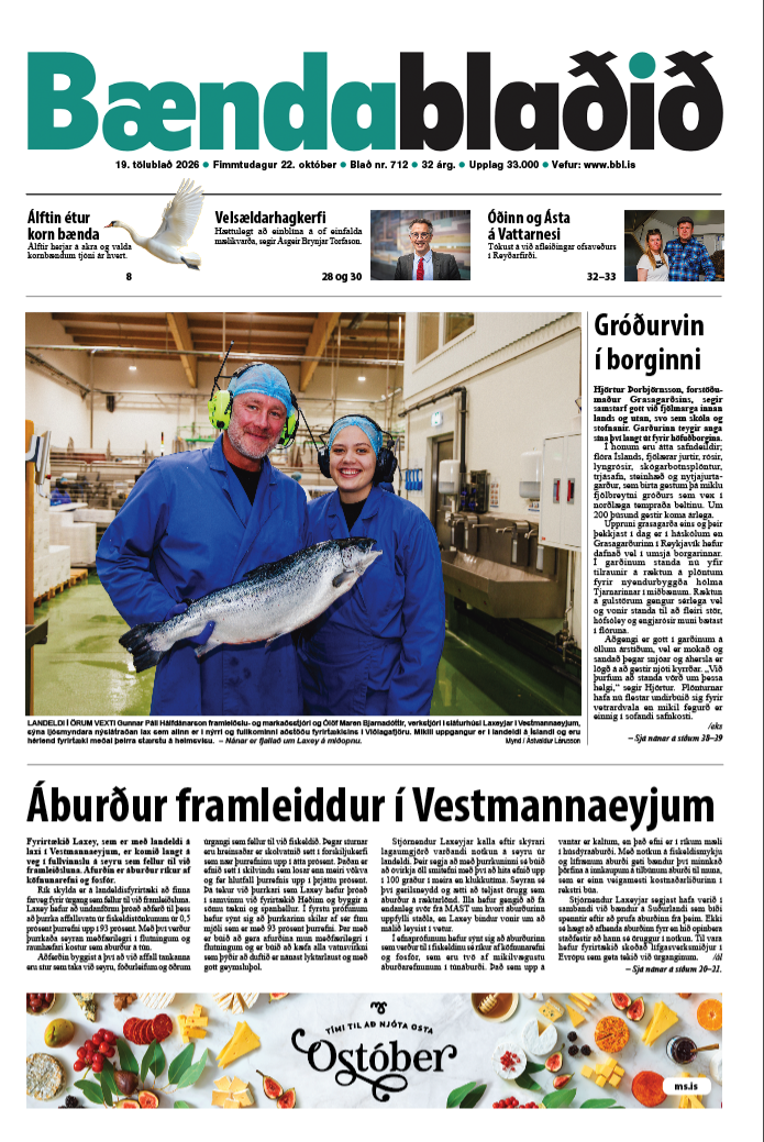 Bændablaðið 19. tbl. 2026. árg.