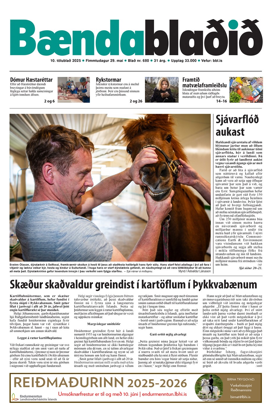 Bændablaðið 10. tbl. 2025. árg.