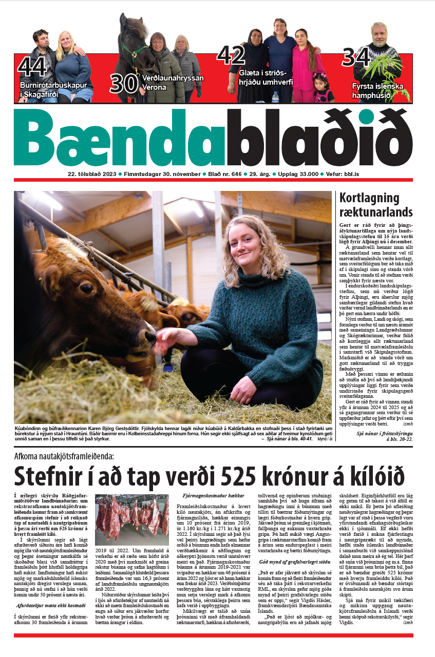 Bændablaðið 22. tbl. 2023. árg.