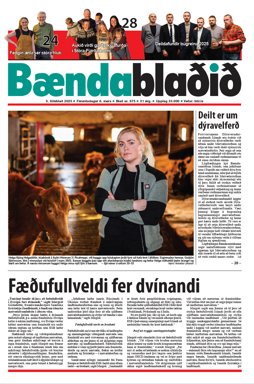 Bændablaðið 5. tbl. 2025. árg.
