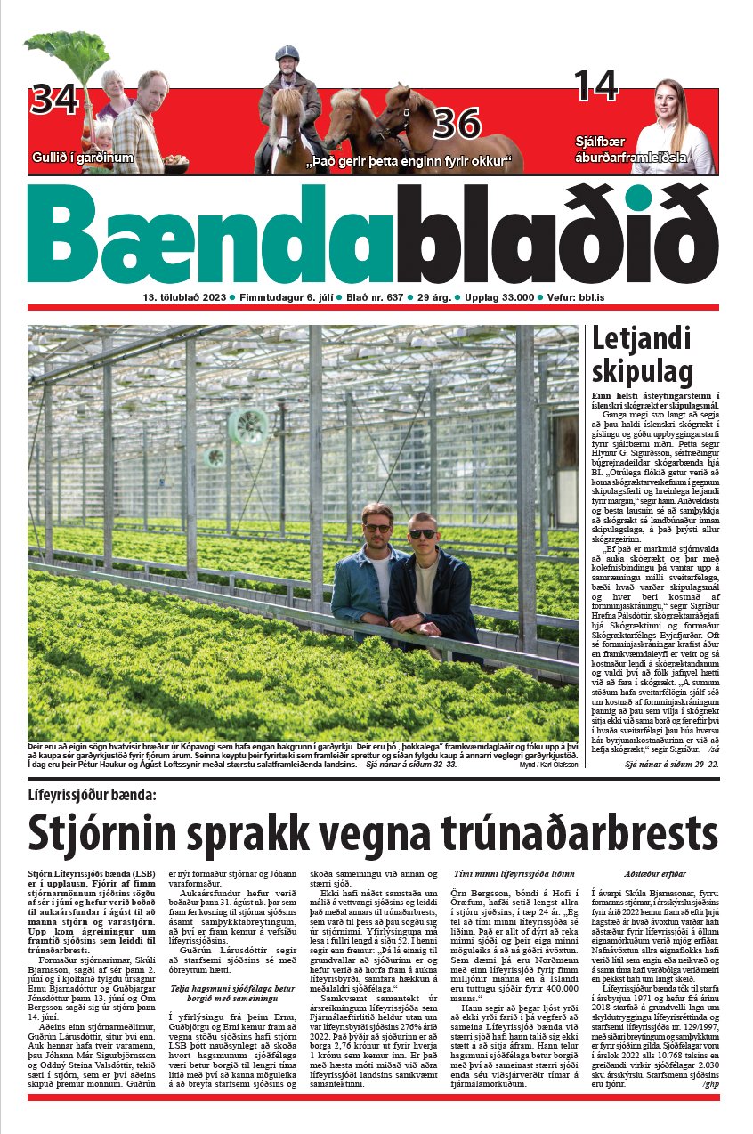 Bændablaðið 13. tbl. 2023. árg.