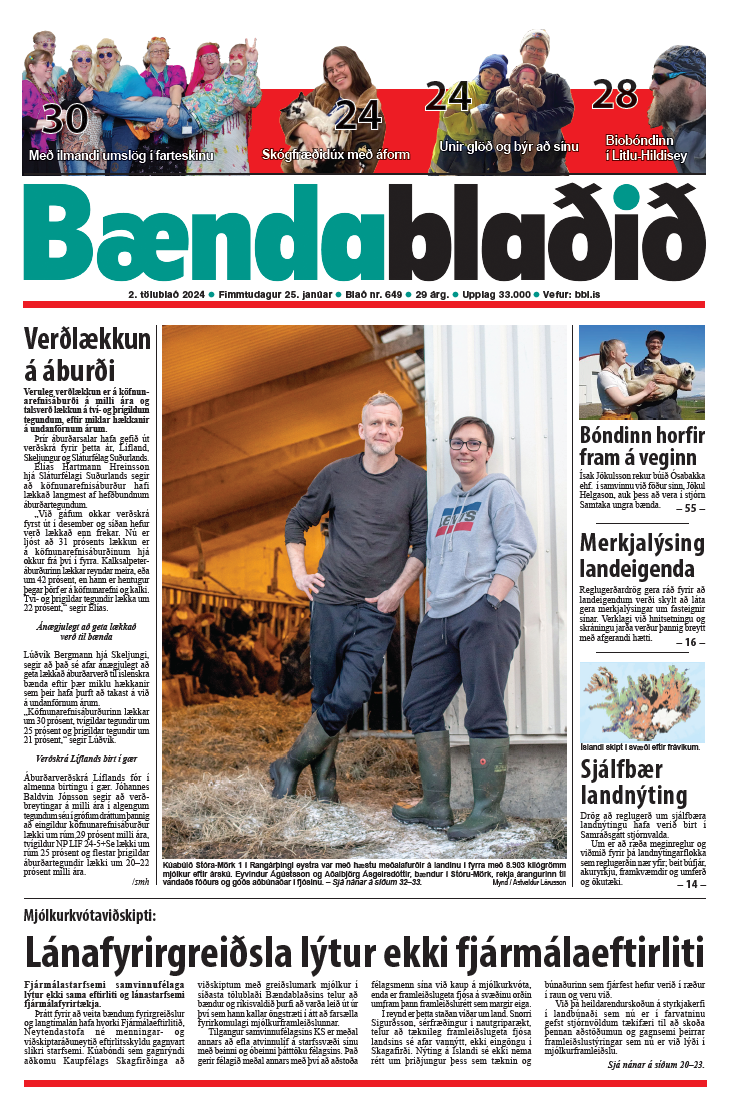 Bændablaðið 2. tbl. 2024. árg.