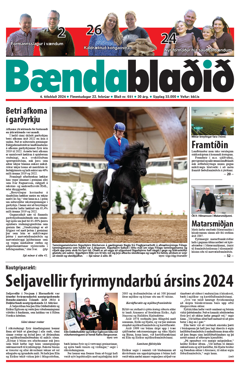 Bændablaðið 4. tbl. 2024. árg.