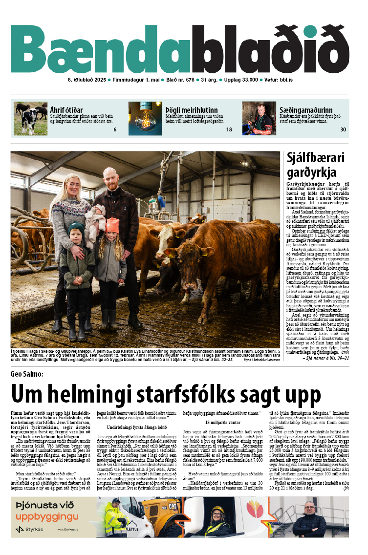 Bændablaðið 8. tbl. 2025. árg.