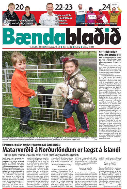 Bændablaðið 13. tbl. 2014. árg.
