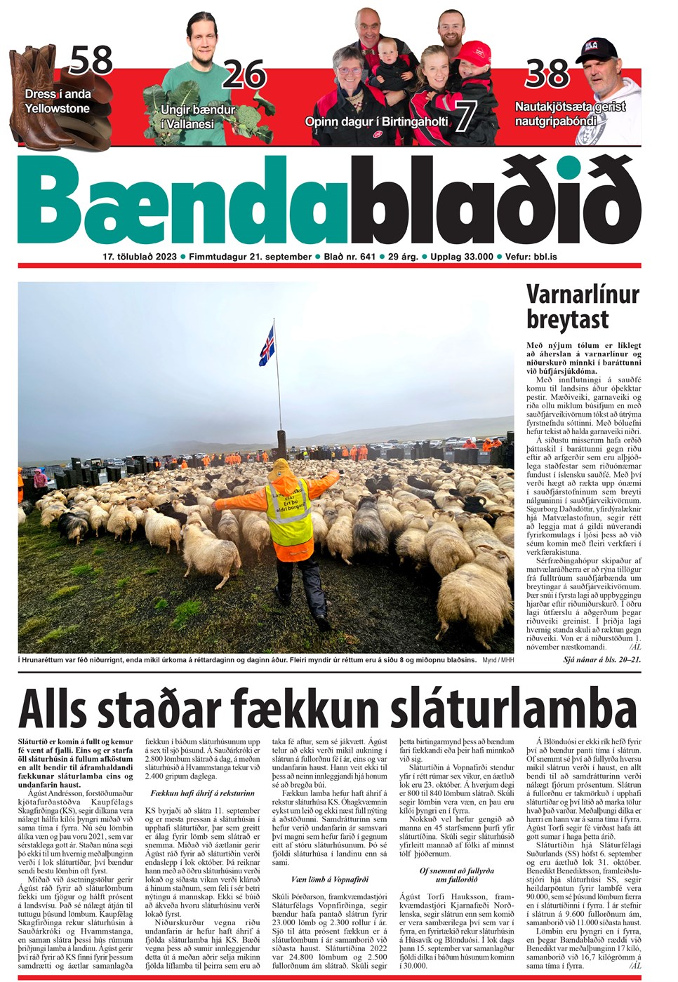 Bændablaðið 17. tbl. 2023. árg.