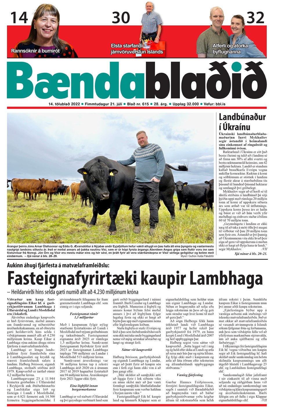Bændablaðið 14. tbl. 2022. árg.