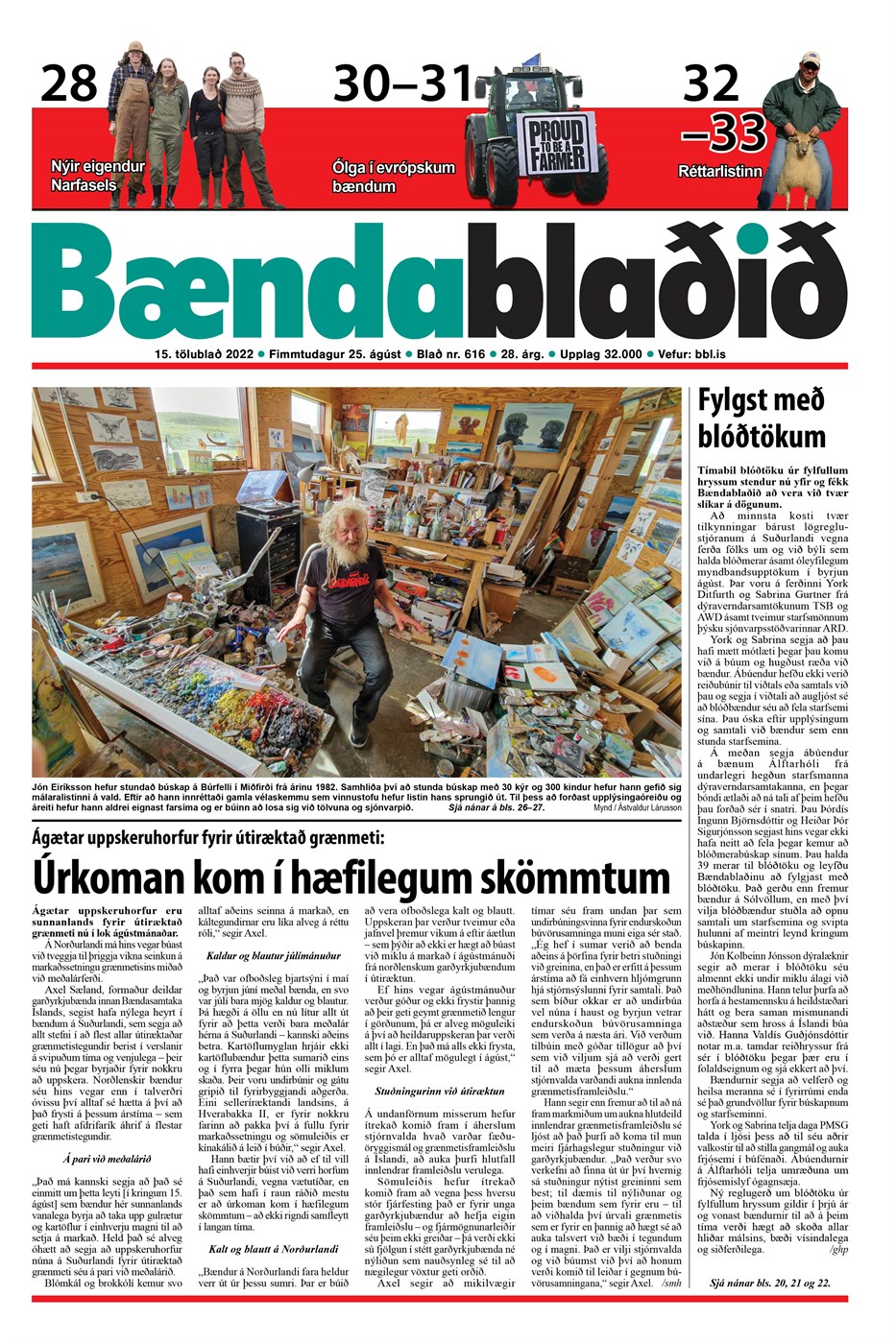 Bændablaðið 15. tbl. 2022. árg.