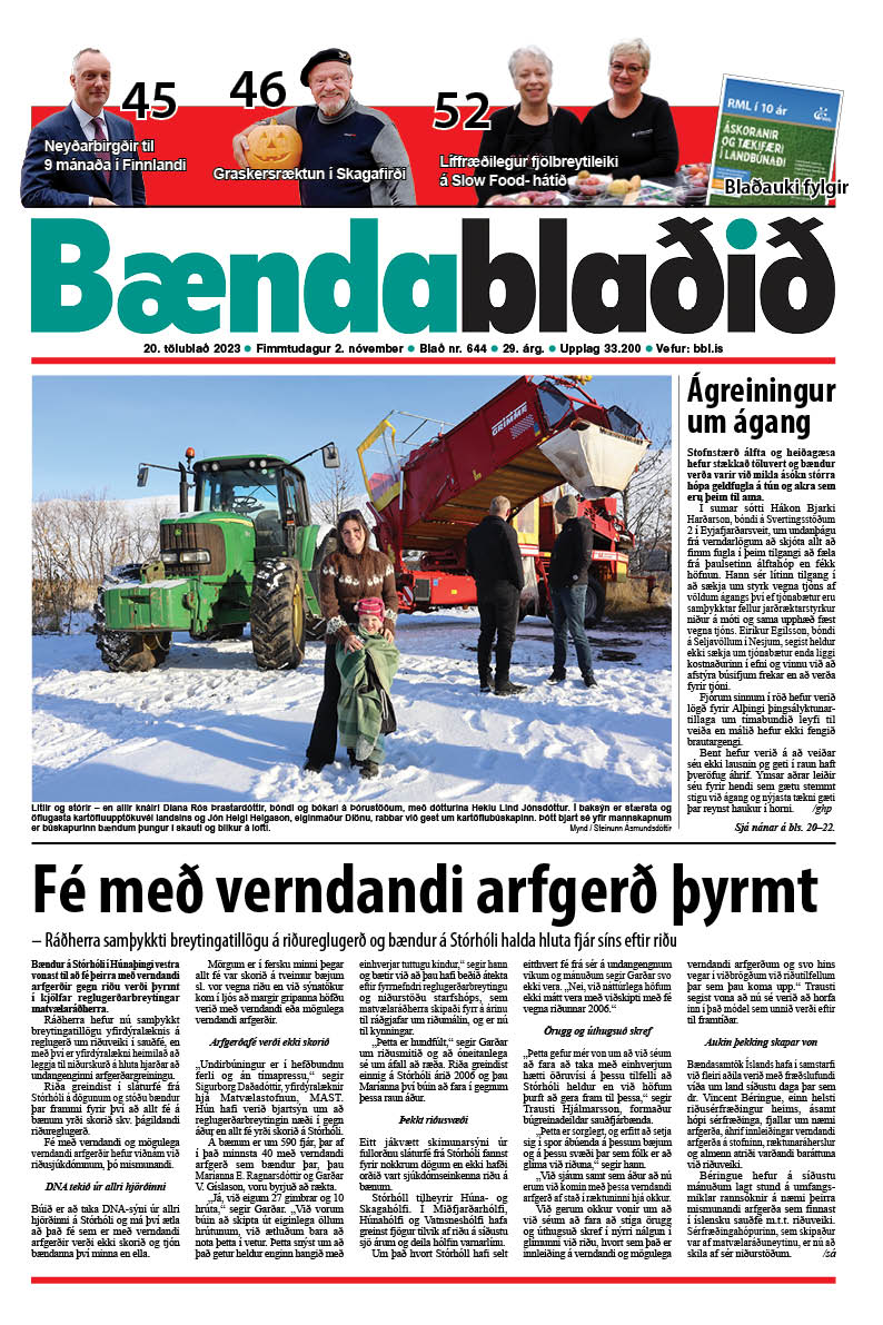 Bændablaðið 20. tbl. 2023. árg.
