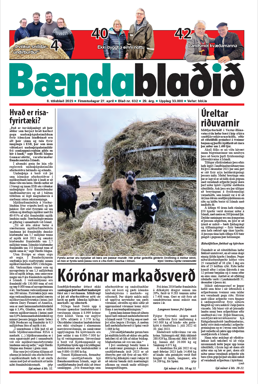 Bændablaðið 8. tbl. 2023. árg.