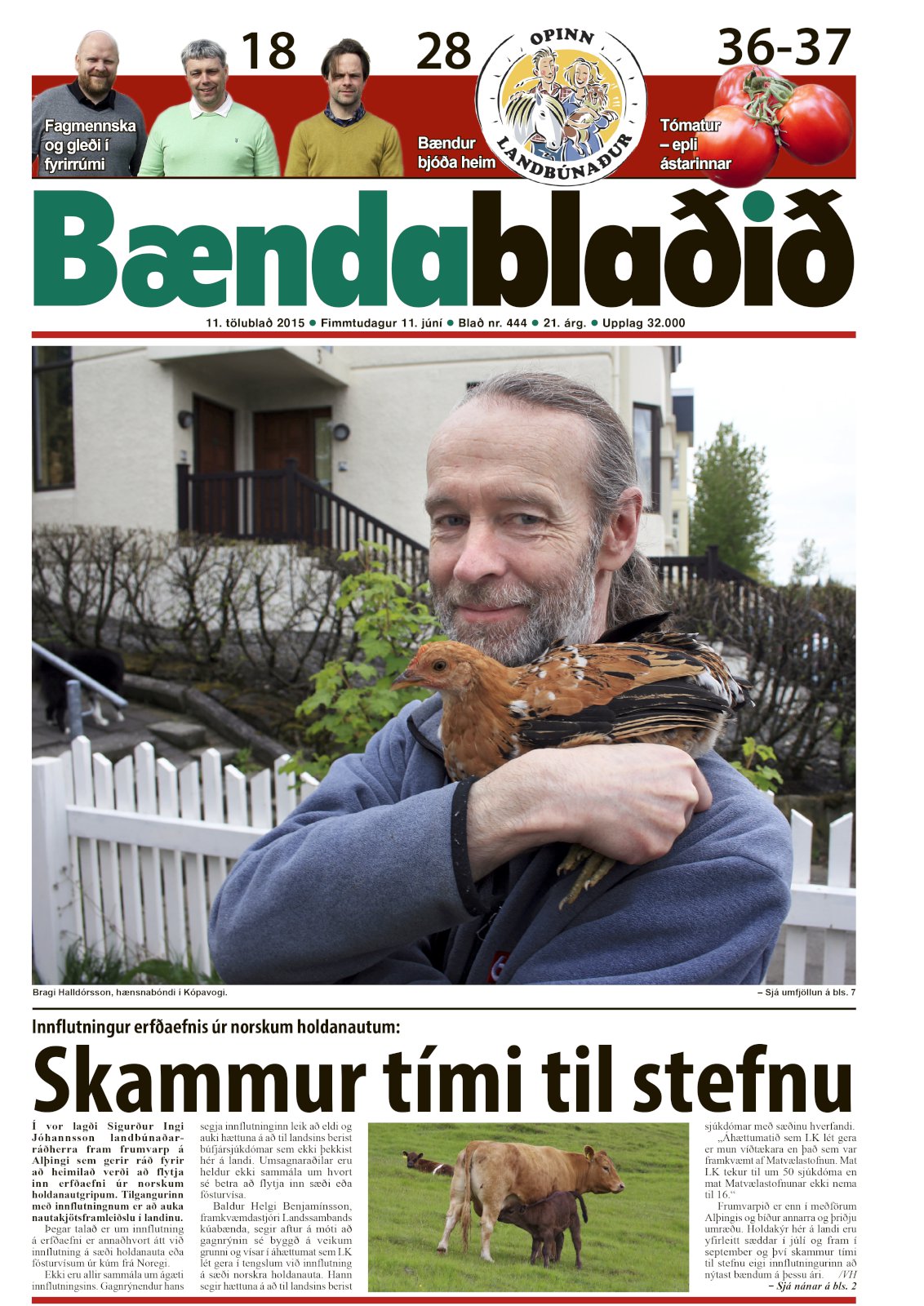 Bændablaðið 11. tbl. 2015. árg.