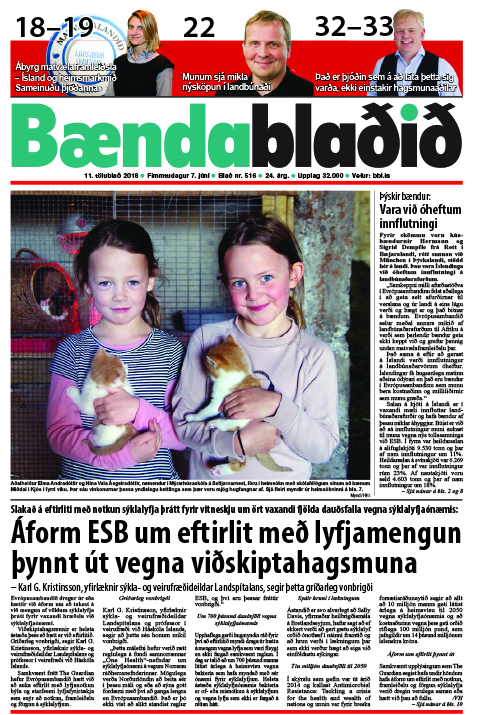 Bændablaðið 11. tbl. 2018. árg.