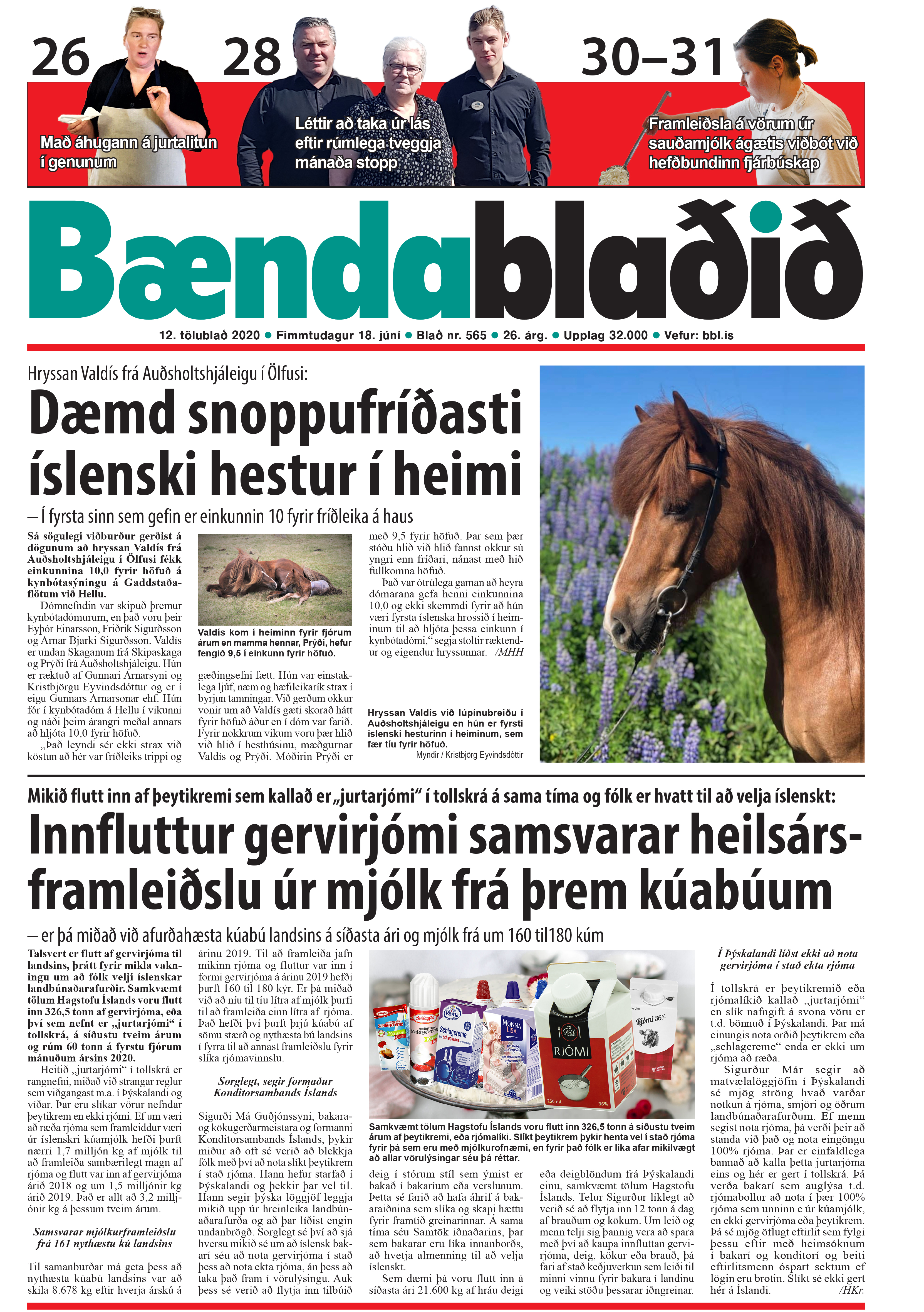 Bændablaðið 12. tbl. 2020. árg.