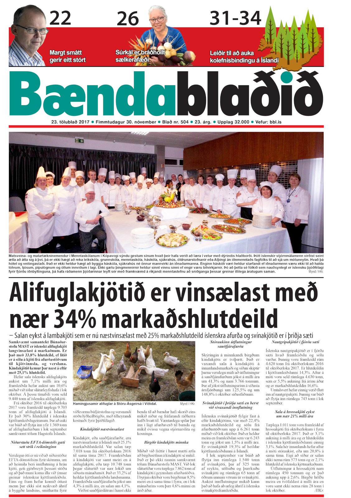 Bændablaðið 23. tbl. 2017. árg.