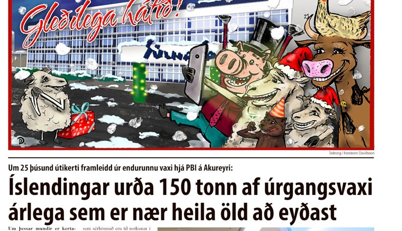 Tröllvaxið jólablað Bændablaðsins er komið í dreifingu