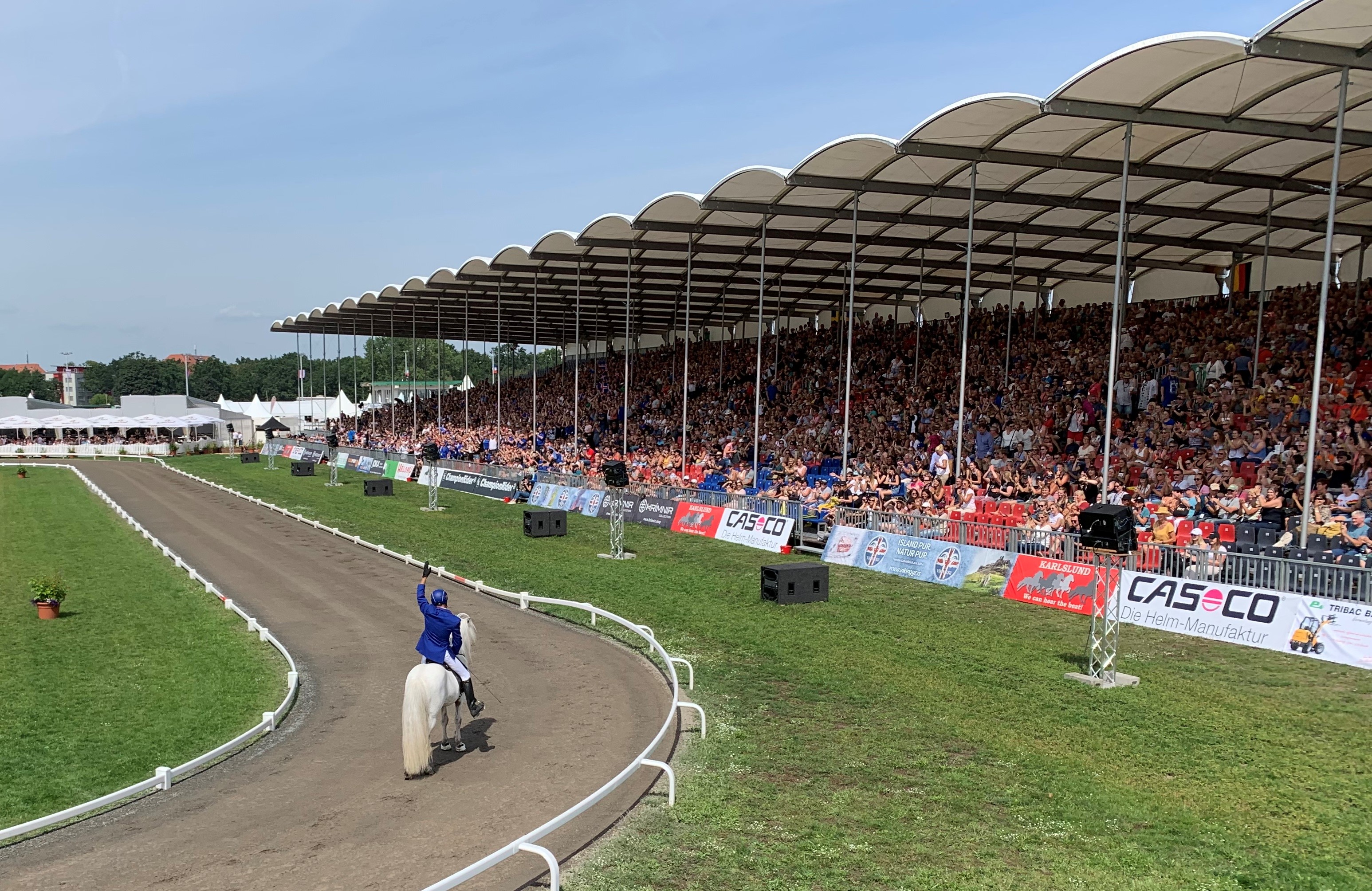 Töltveisla á HM í dag