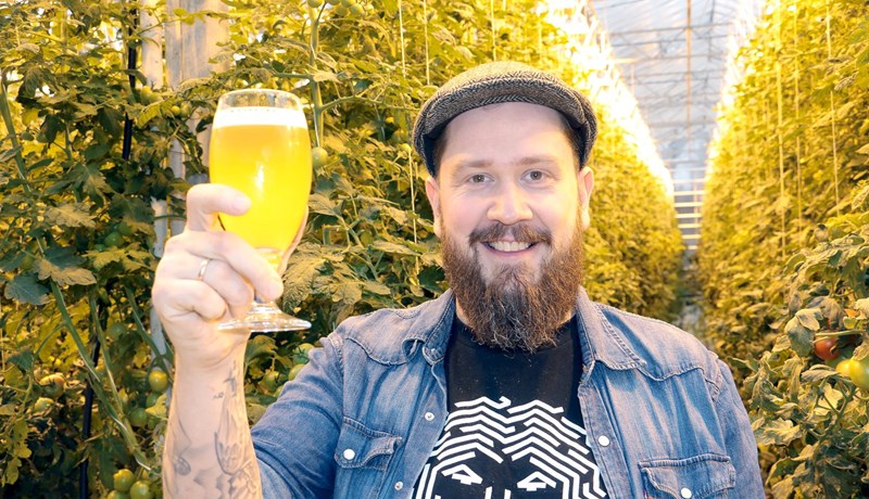 Fyrsti tómatbjór landsins kemur frá Friðheimum