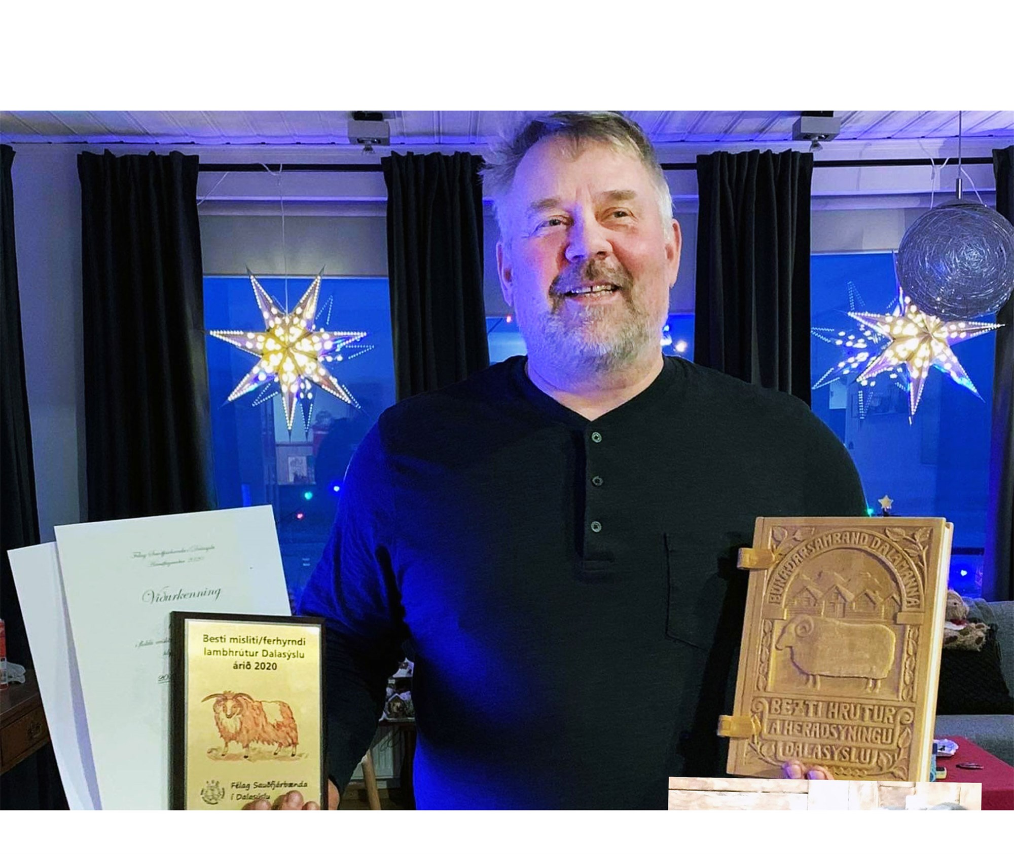 Hrúturinn Svarti-Smári frá Vatni er héraðsmeistari