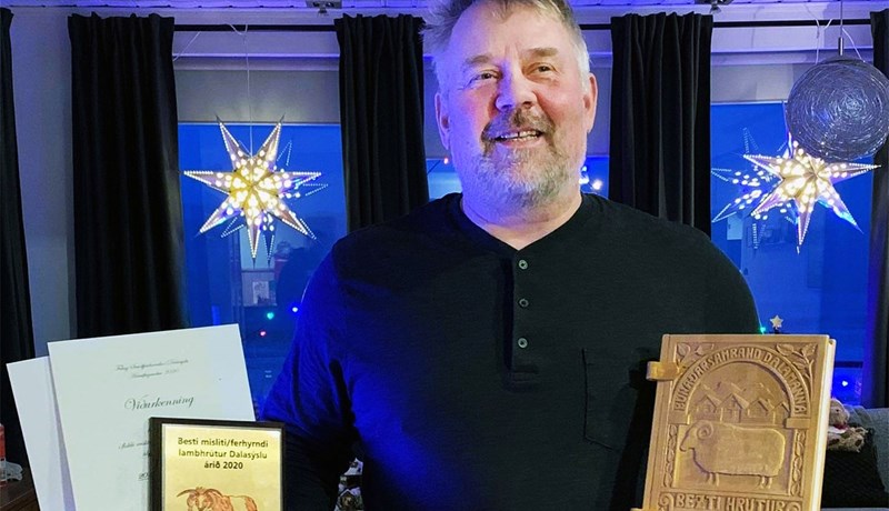 Hrúturinn Svarti-Smári frá Vatni er héraðsmeistari