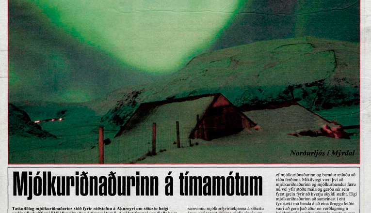 Mjólkuriðnaður á tímamótum