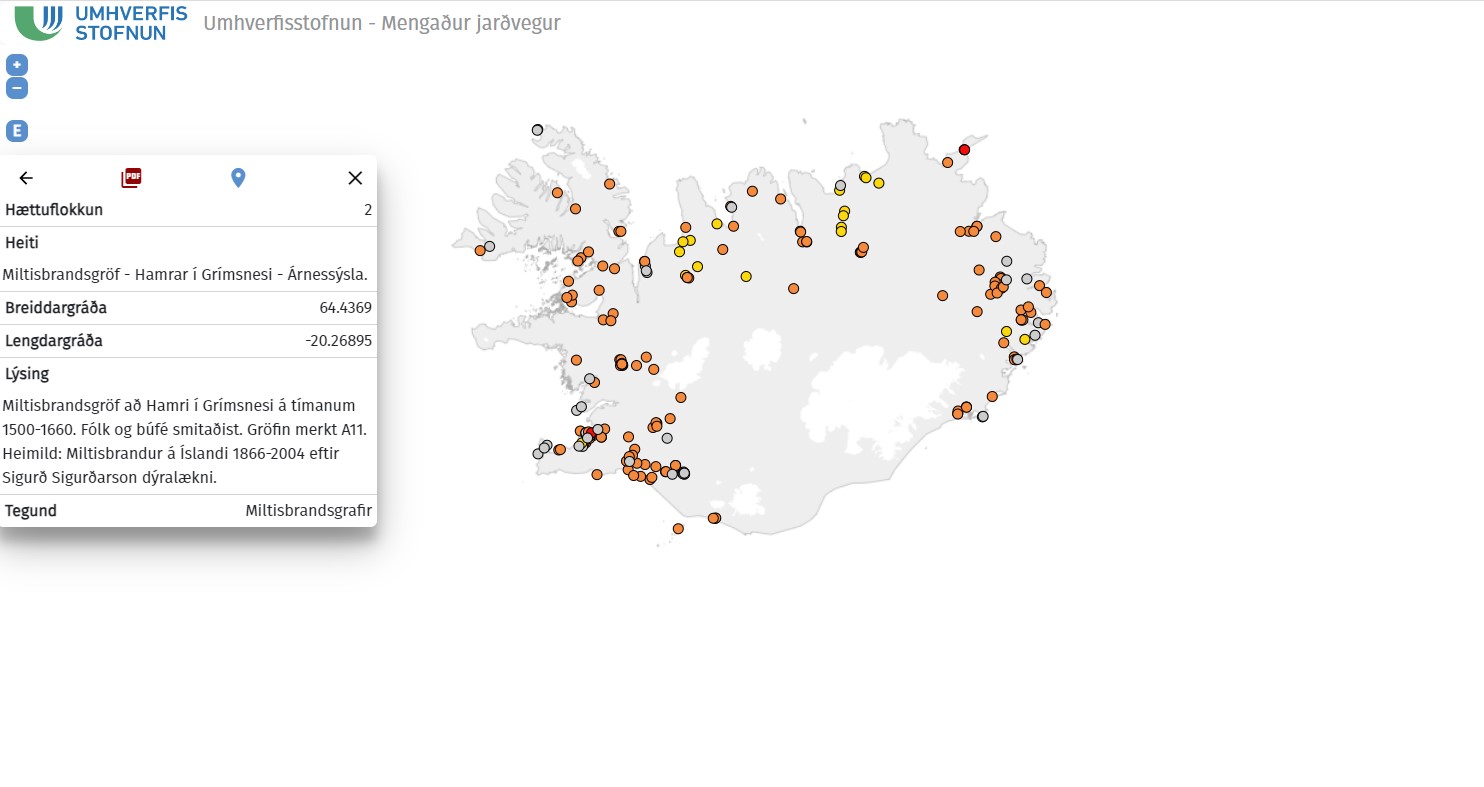 Fólk hvatt til að láta vita af menguðum jarðvegi