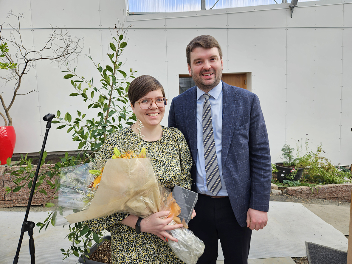 Vilhjálmur og Elínborg handhafar verðlauna