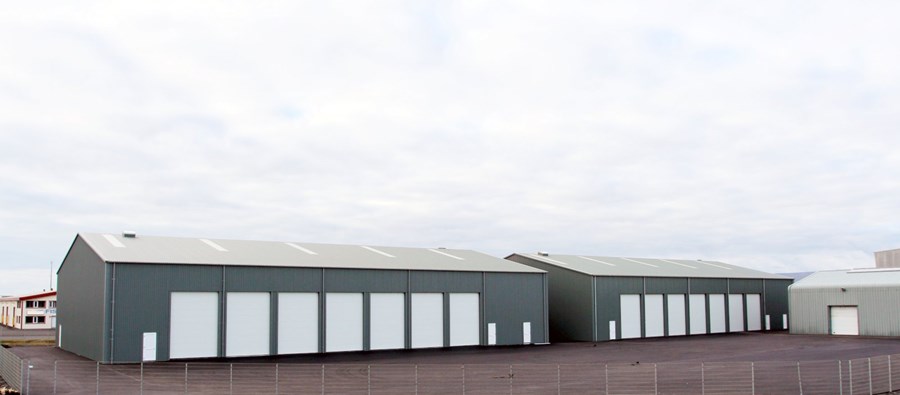 Nýja vöruhús SS sem Landstólpi byggði í Þorlákshöfn er 1.500 fermetrar að stærð. Samtals er SS þá komið með 3.500 fermetra undir þak á lóðinni.