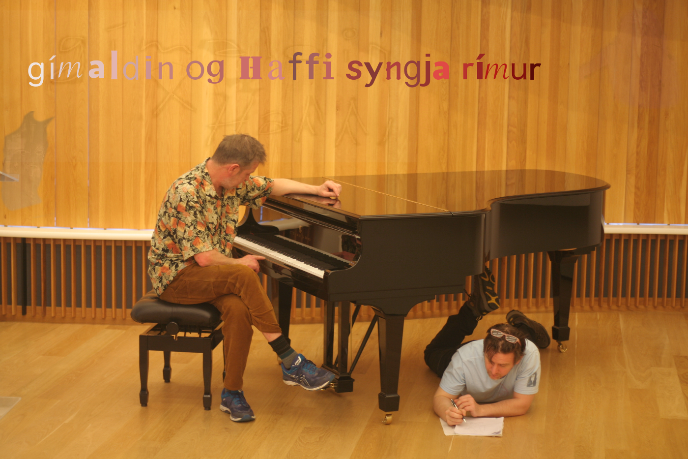 Gímaldin og Hafþór Ólafsson syngja rímur