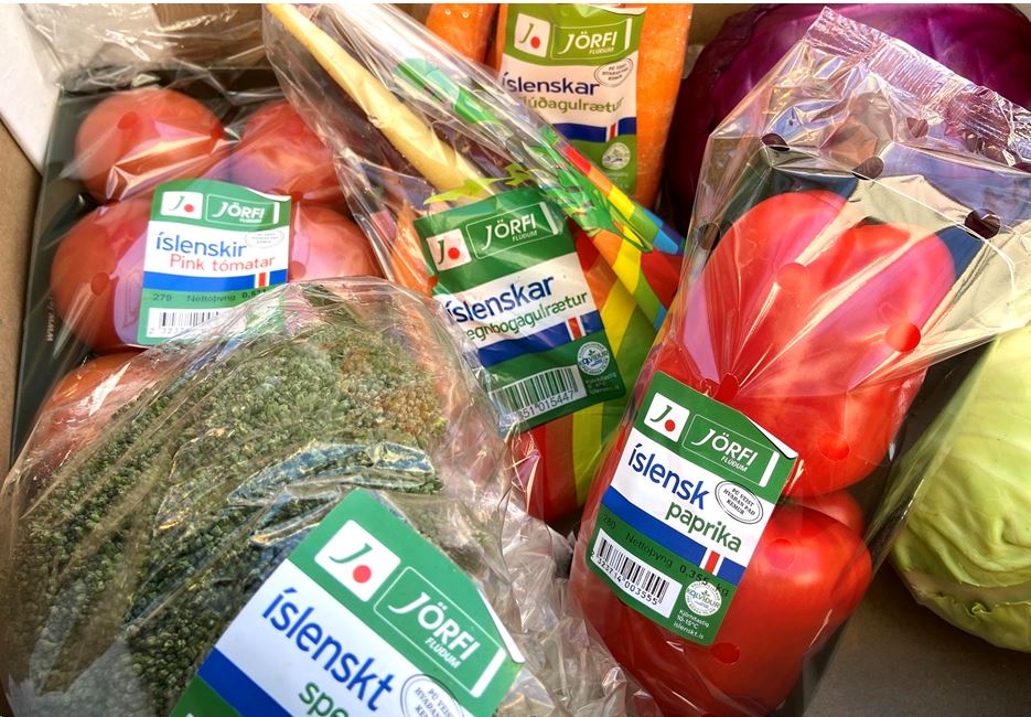 Gáfu 30 fjölskyldum í Reykjavík grænmeti frá Flúðum