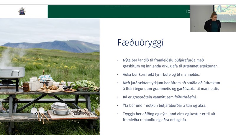 Fyrstu drög að Landbúnaðarstefnu fyrir Ísland: breyttar áherslur í styrkjakerfinu