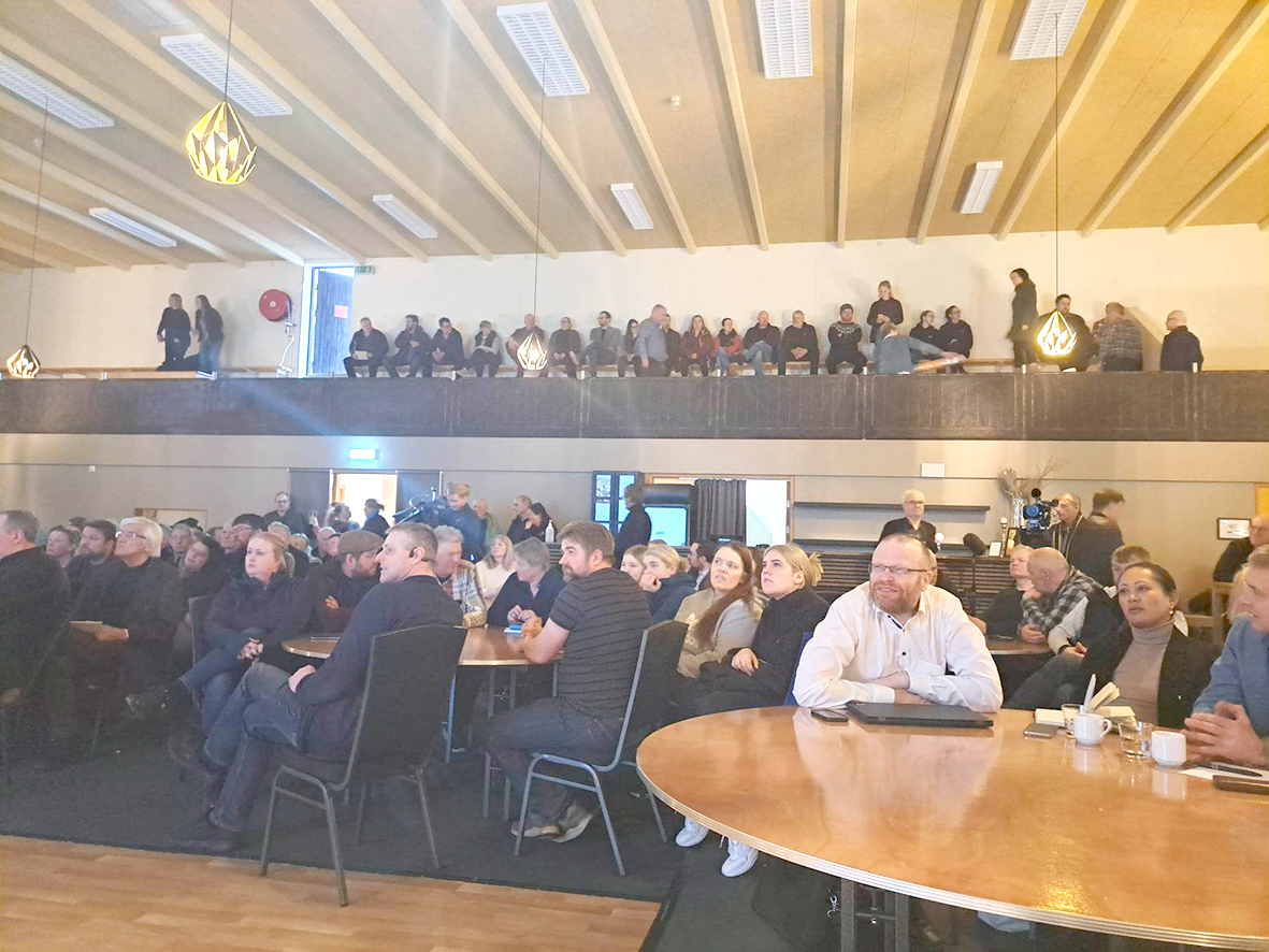 „Samúð með bændum áþreifanleg í salnum“