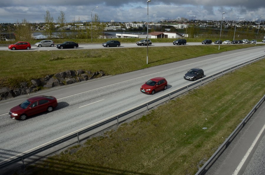 Aukin umferð í júlí á Hringveginum