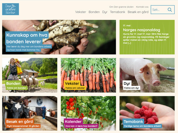 Bjóða upp á kennslugögn um landbúnað í rafrænu formi