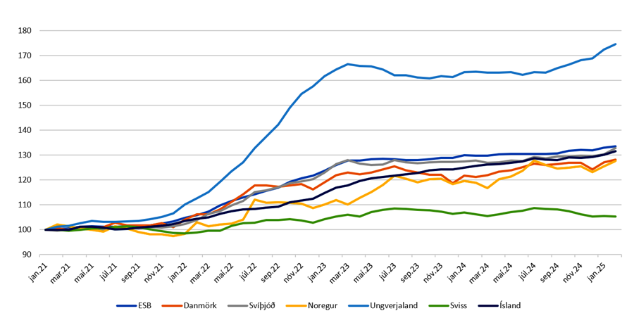 Matvöruverðbólga – af hverju hækkaði matvælaverð mismikið milli landa?