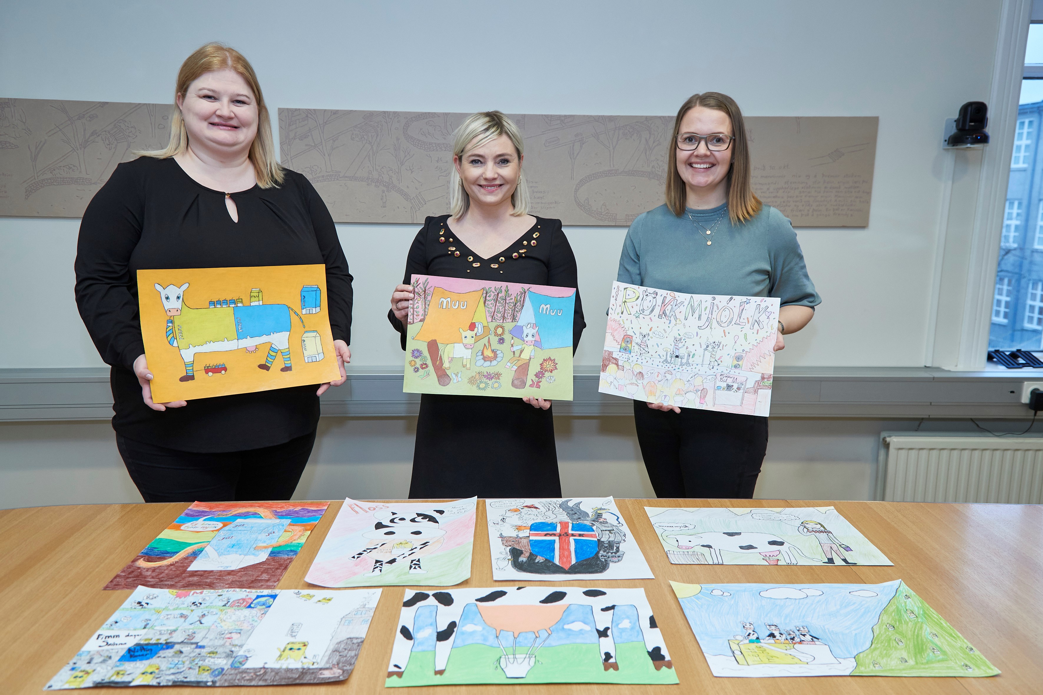 Tíu grunnskólanemar unnu til verðlauna í árlegri teiknisamkeppni