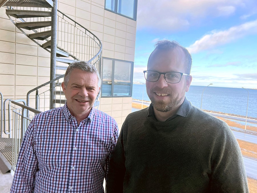 Gunnar Þorgeirsson og Trausti Hjálmarsson.