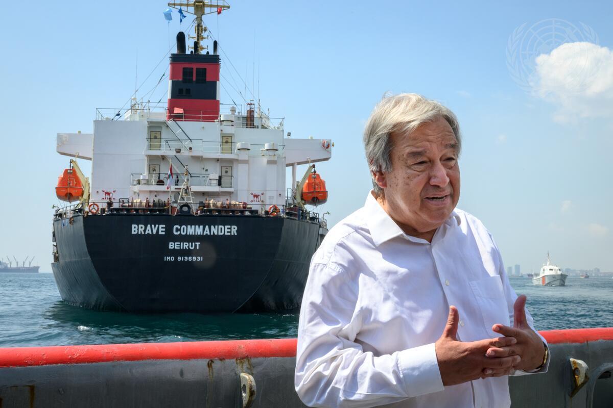 Guterres vill rússnesk áburðarefni