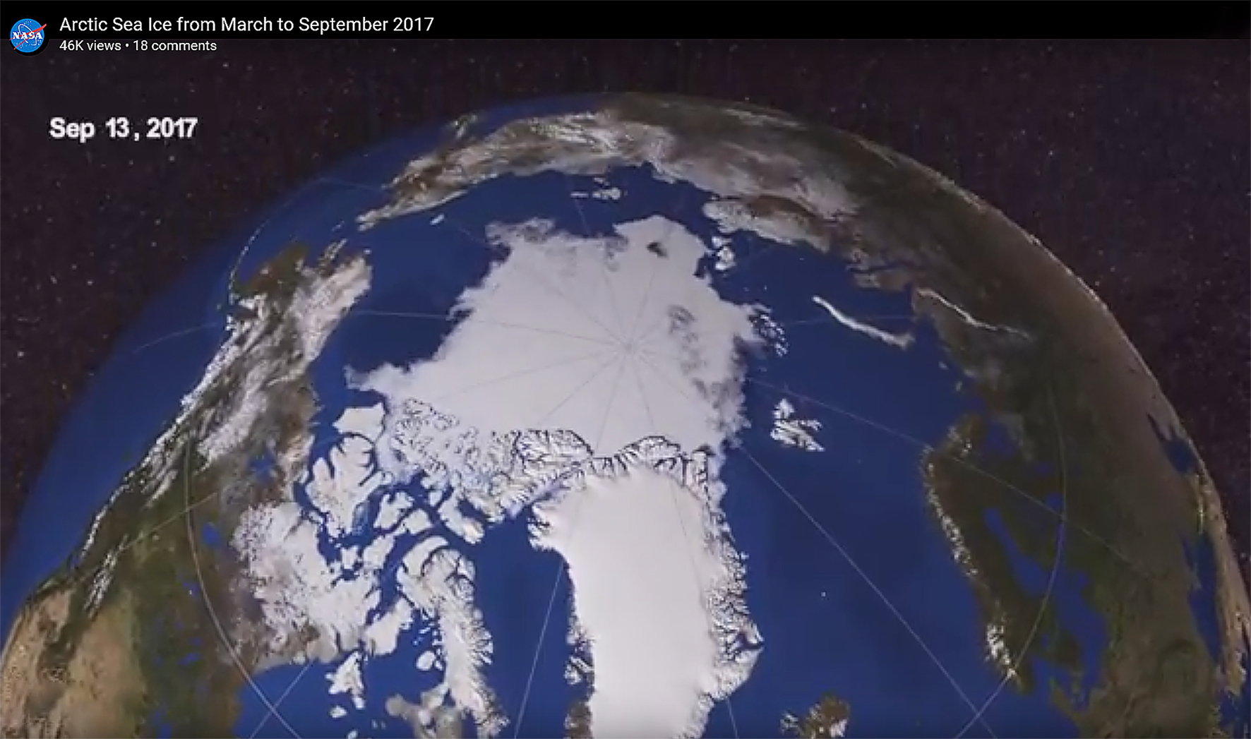 Ísbreiðan á norðurhveli jarðar minnkaði minna 2017 en við mátti búast