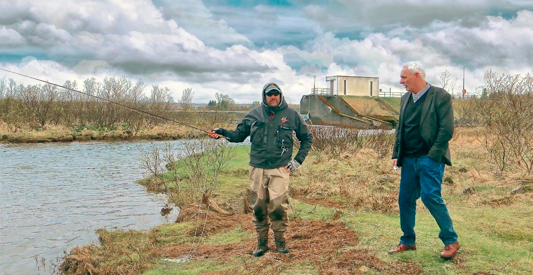 Við erum búnir að fá þrjá fiska