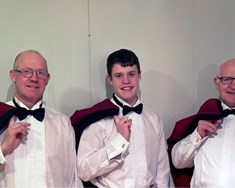 Fjórtán ára að syngja með Karlakórnum Heimi