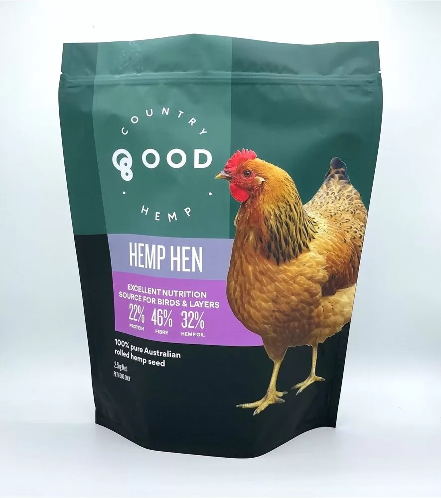 Hampur sem hænsnafóður