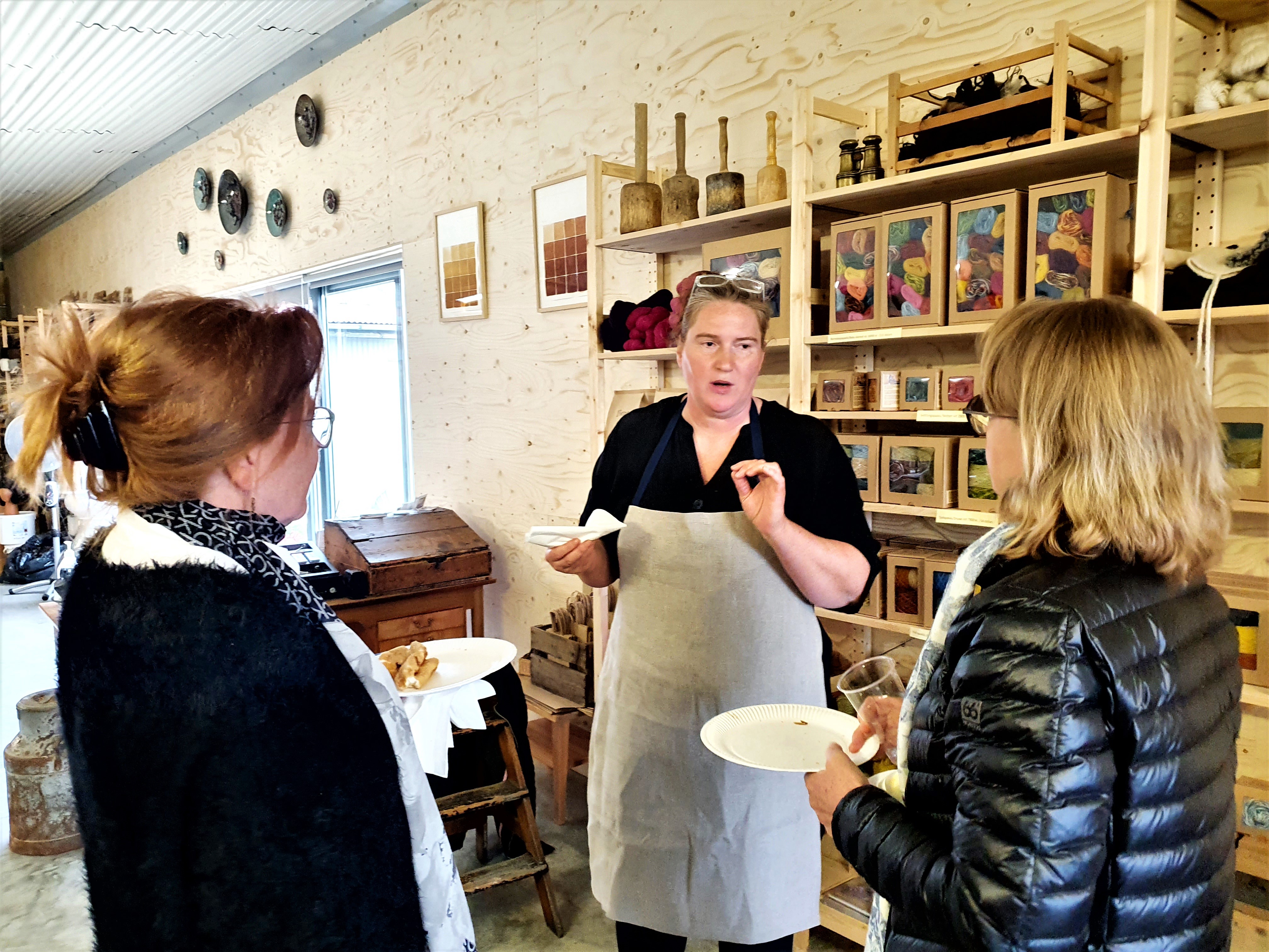 Með áhugann á jurtalitun í genunum