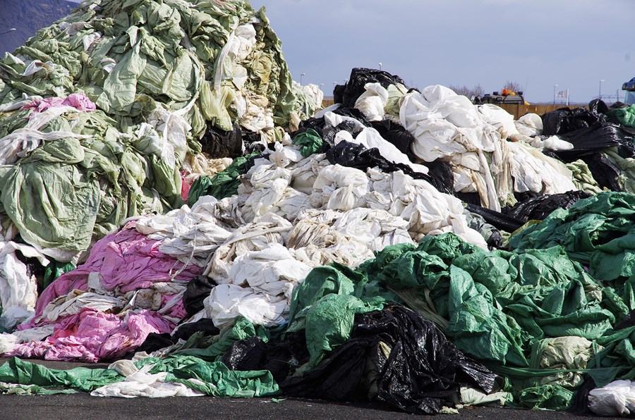 Heyrúlluplast er gott hráefni til endurvinnslu.