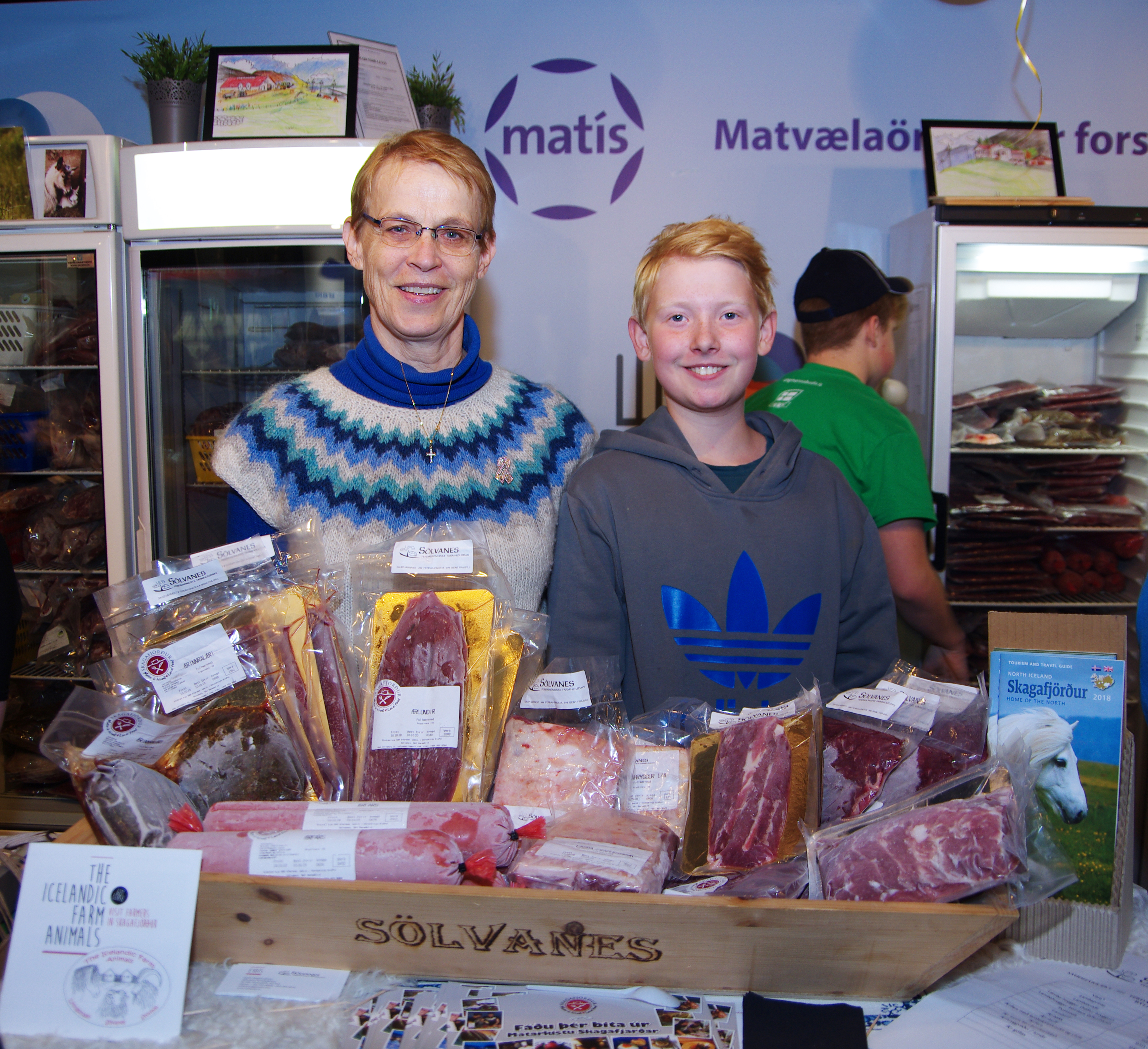 Ærkjötið frá Sölvanesbændum vakti mikla athygli