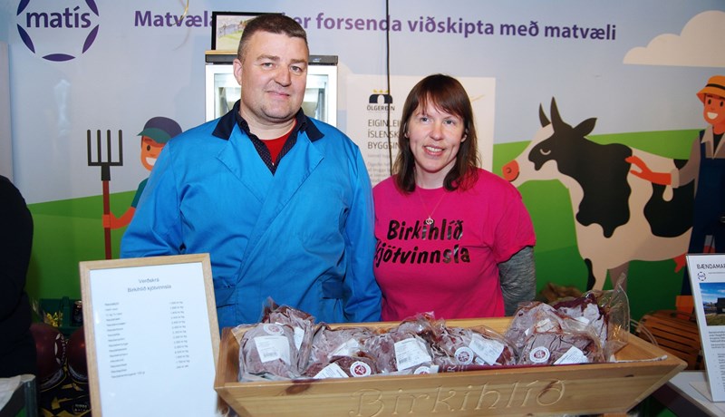 Bændurnir í Birkihlíð fagna því að öll virðiskeðjan sé komin í eigin hendur