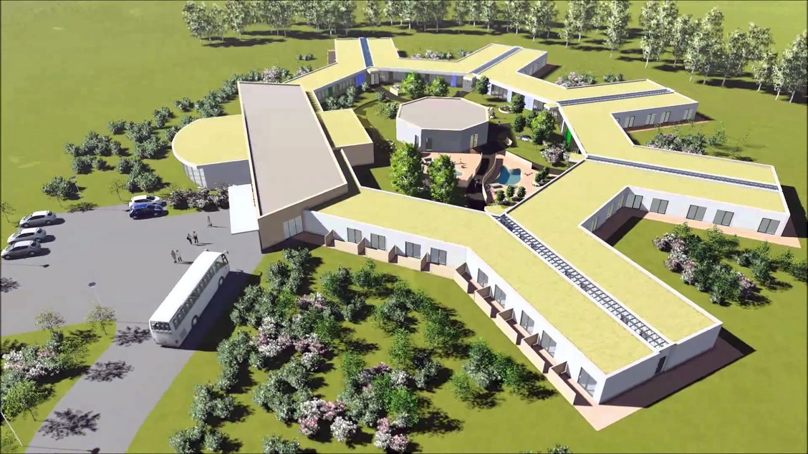 Átta tíu herbergja hótel á sláturhúsa­lóðinni í Laugarási